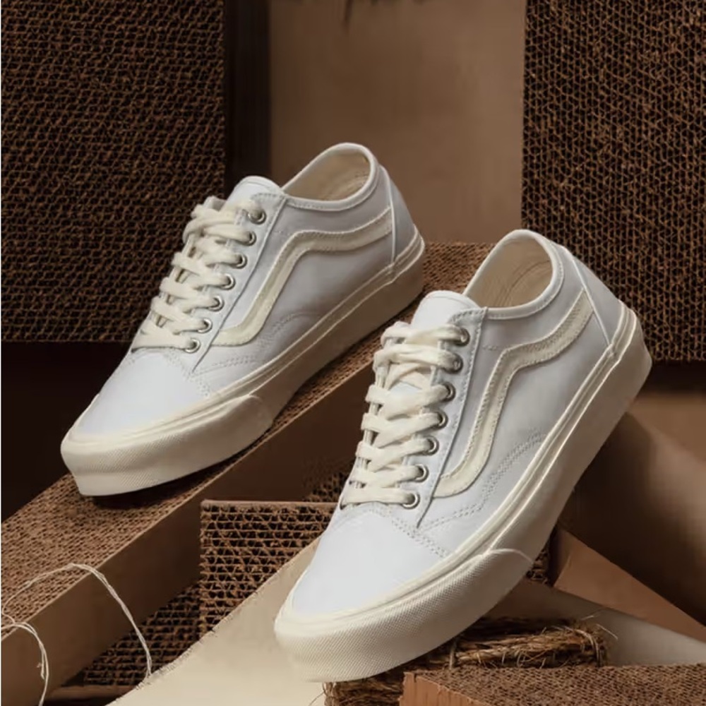 Vans eco theory old Skool natural white sneakers